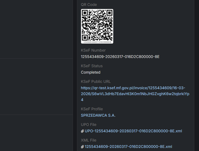 KSeF Integration